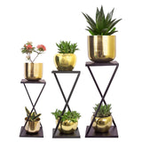 Z-Style Planter Stand Metal Flowerpot Stand