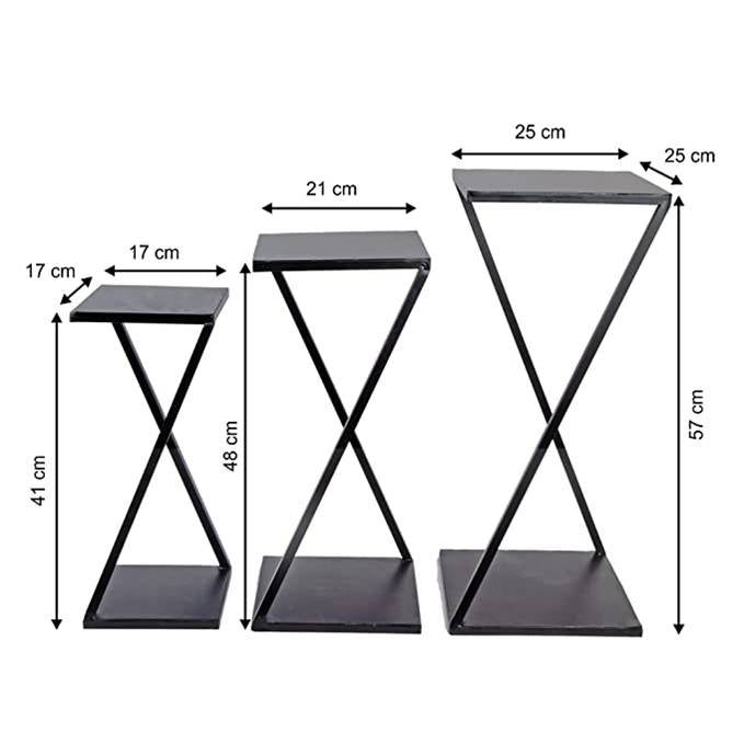 Z-Style Planter Stand Metal Flowerpot Stand