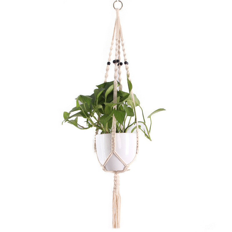 Plant Hanger Hook Flower Pot Holder Legs String Hanging Rope Hanging Wall Basket Ropes Vintage Macram Garden Balcony Decoration